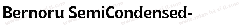Bernoru SemiCondensed字体转换